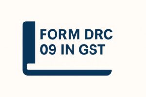 form drc 09 in gst
