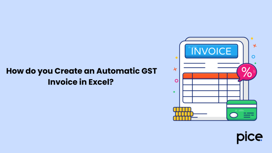 How do you Create an Automatic GST Invoice in Excel ?
