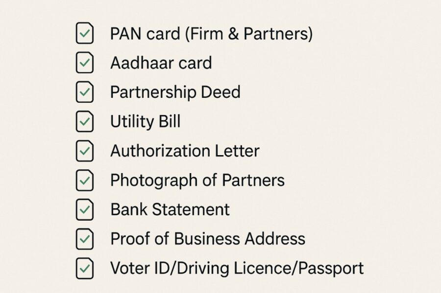How to Obtain GST Registration for Partnership?