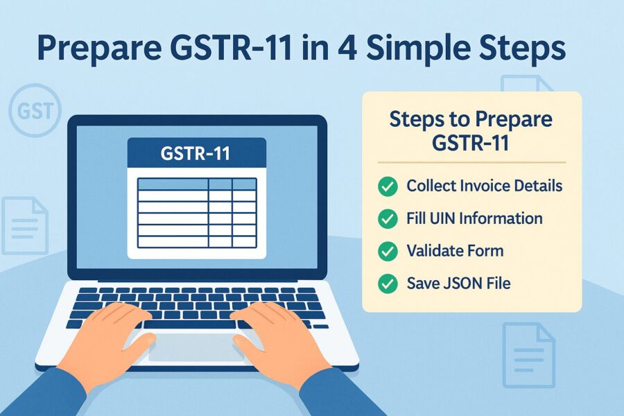 How to Prepare Your GSTR-11 Return?