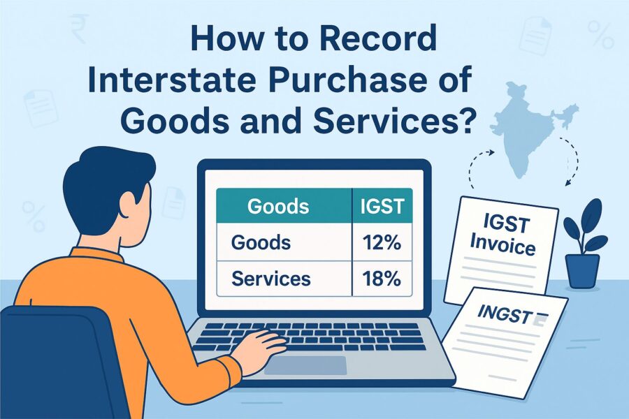 How to Record Interstate Purchase of Goods and Services? 