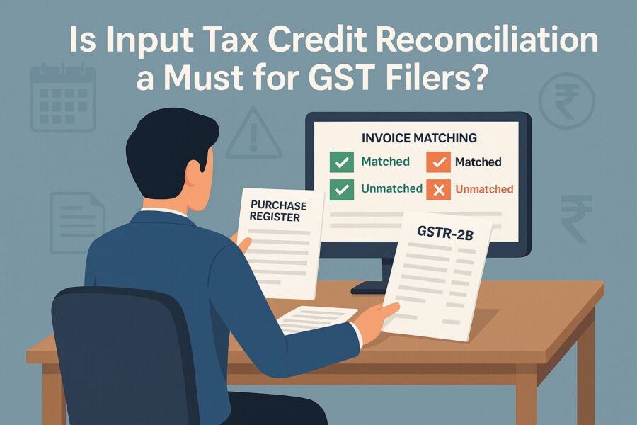 Is Input Tax Credit Reconciliation a Necessary Step for GST filers?