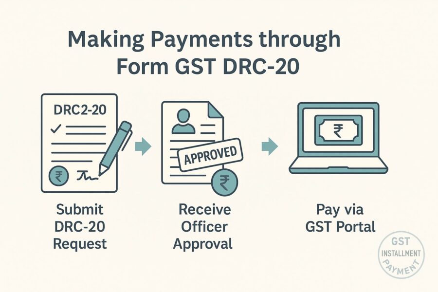 Making Payments through Form GST DRC-20