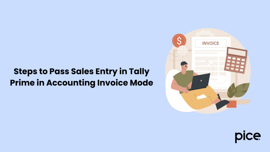Steps to Pass Sales Entry in Tally Prime in Accounting Invoice Mode