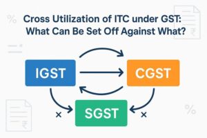 cross utilization of itc under gst