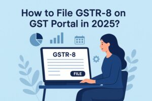 how to file gstr 8 on gst portal?