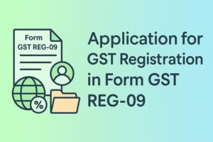 application for gst registration in form gst reg 09