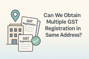 can we obtain multiple gst registration in same address