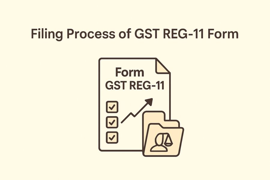 Filing Process of GST REG-11 Form