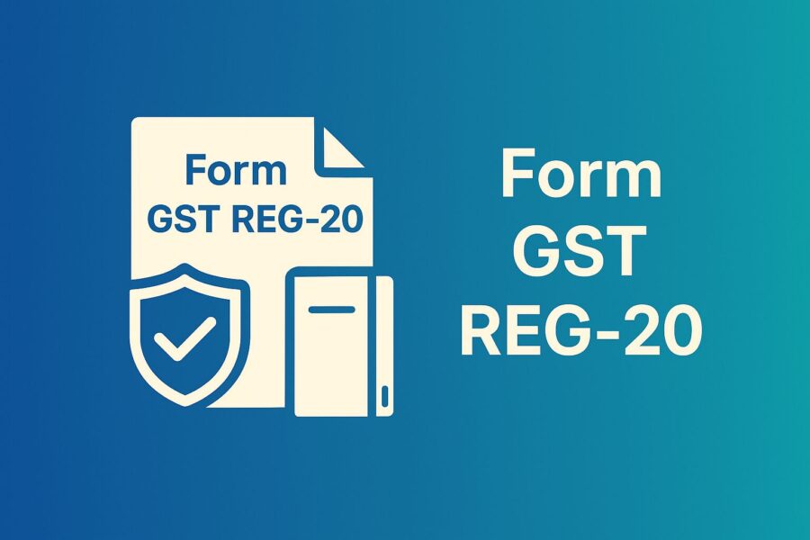 form gst reg 20: order dropping gst registration cancellation 1 form gst reg 20