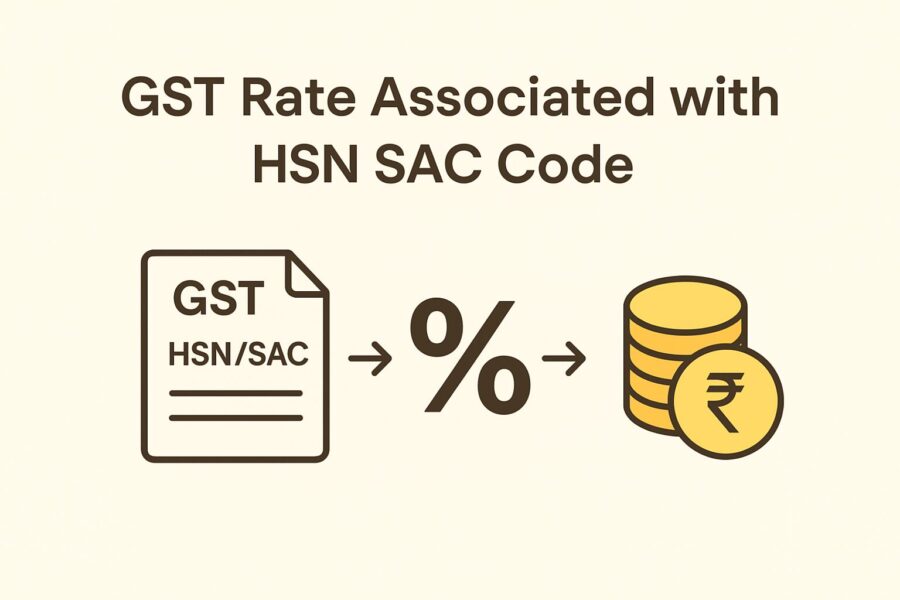GST Rate Associated with HSN SAC Code