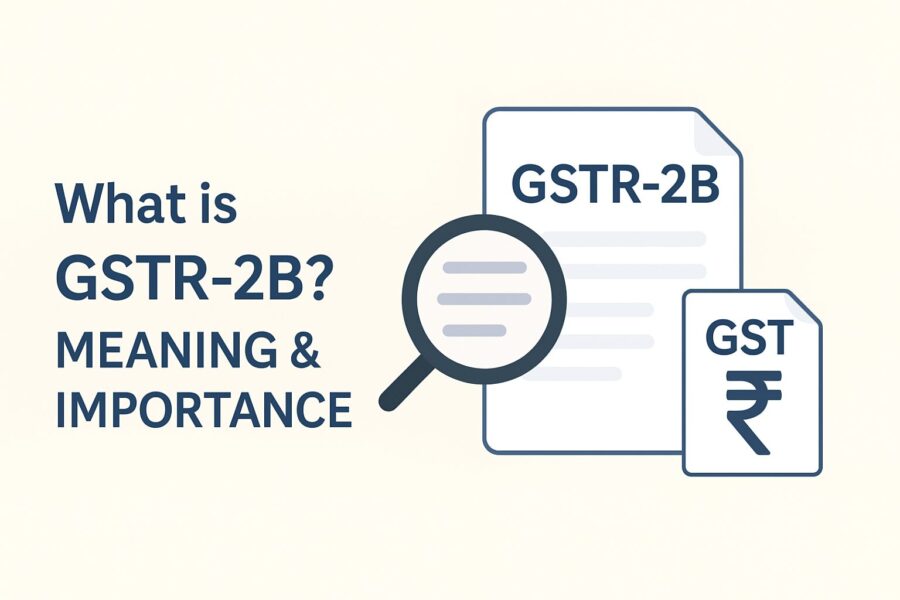 GSTR-2B Meaning