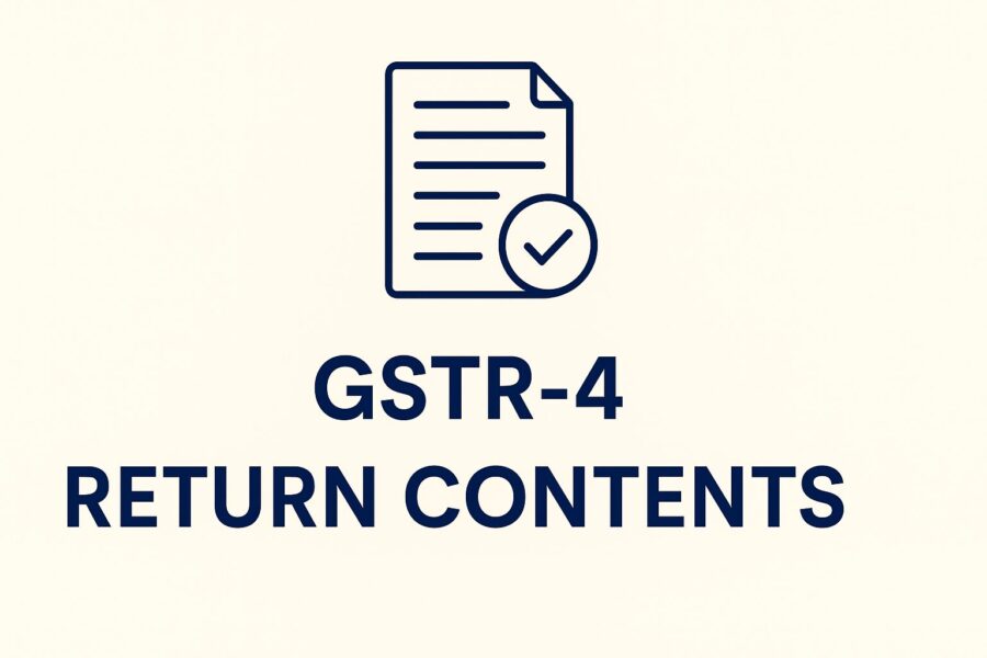 GSTR-4 Return Contents