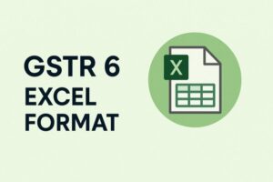 gstr 6 excel format structure & how to file