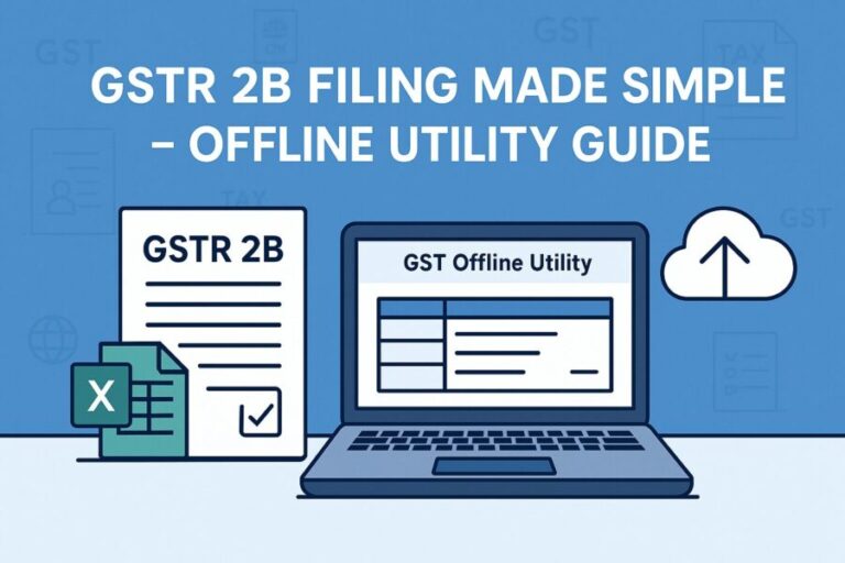 How To File GSTR 2B Using Offline Utility: A Complete Guide // Pice