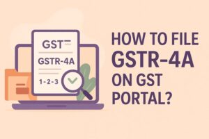 how to file gstr 4a on gst portal?