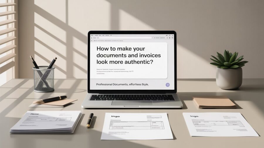 how to make your documents and invoices look more authentic? 1 how to make your documents and invoices look more authentic