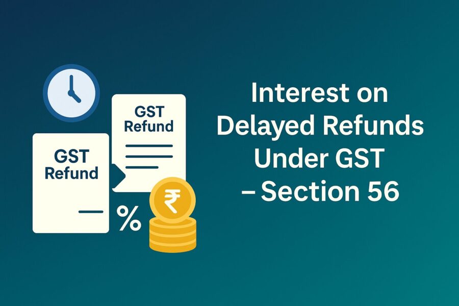 interest on delayed refunds under gst- section 56
