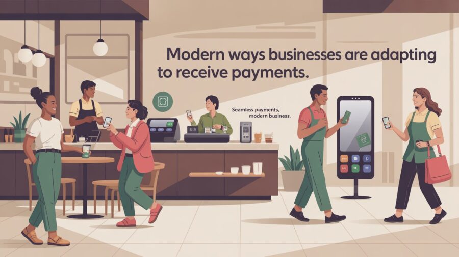 modern ways businesses are adapting to receive payments