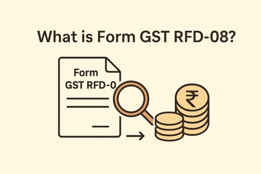 What is Form GST RFD 08?