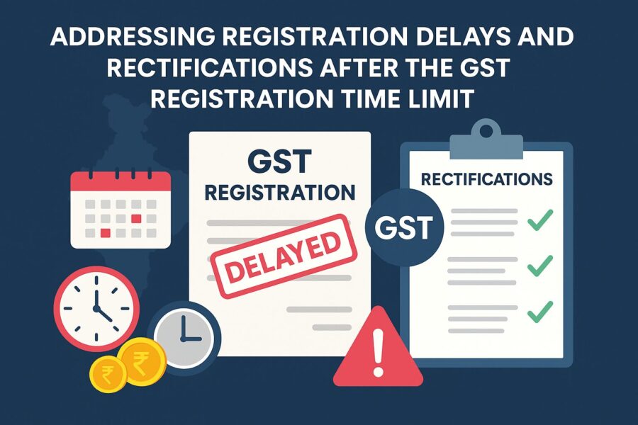 Addressing Registration Delays and Rectifications After the GST Registration Time Limit