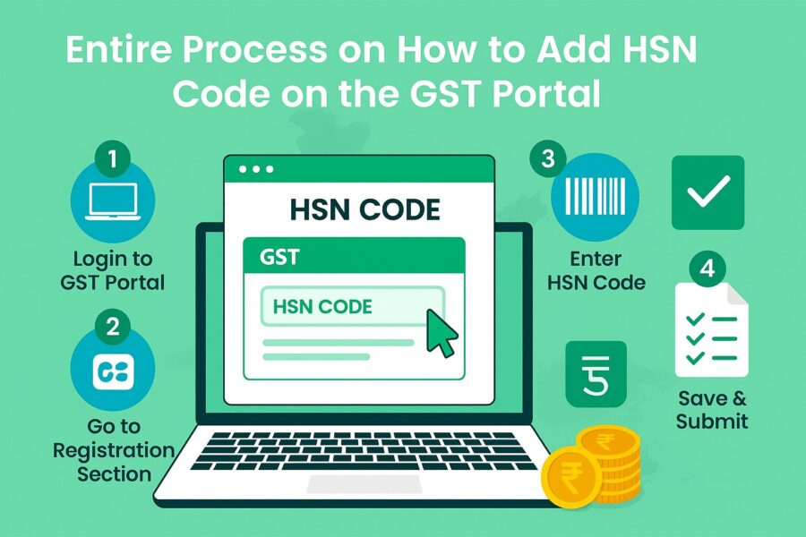 Entire Process on How to Add HSN Code on the GST Portal
