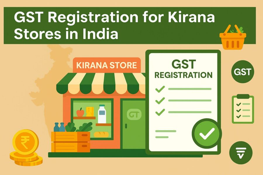 gst registration for kirana stores in india