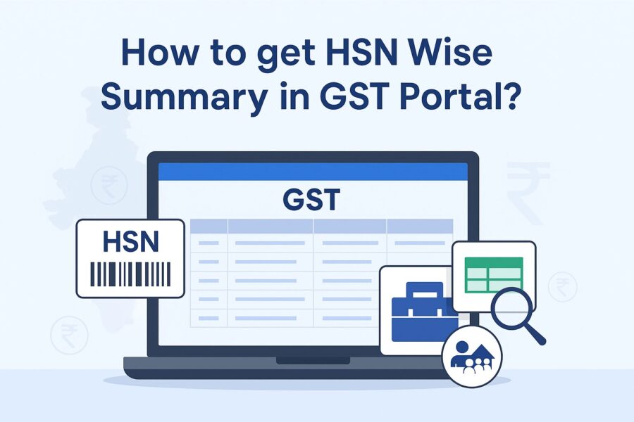 how to get hsn wise summary in gst portal?