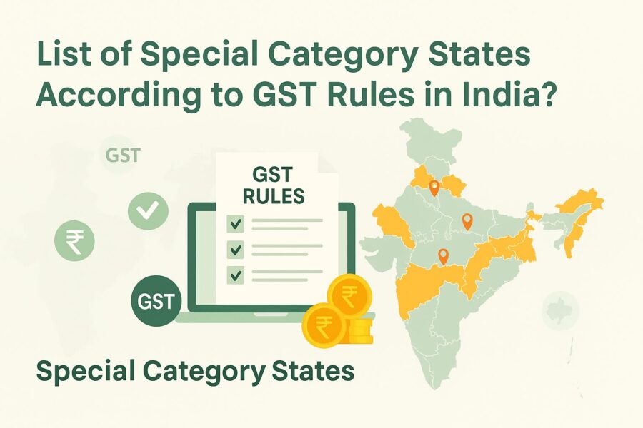 List of Special Category States According to GST Rules in India