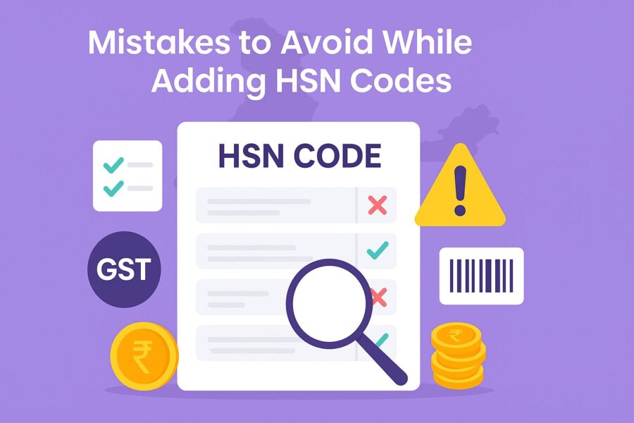 Mistakes to Avoid While Adding HSN Codes
