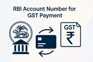 rbi account number for gst payment