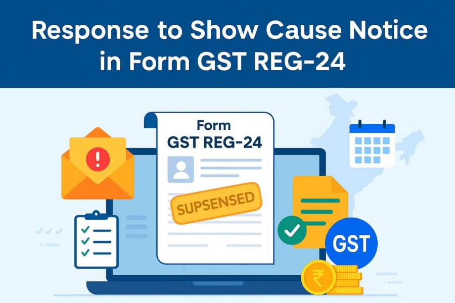 response to show cause notice in form gst reg 24