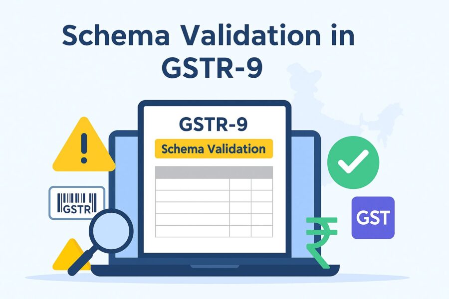 Schema Validation in GSTR-9 