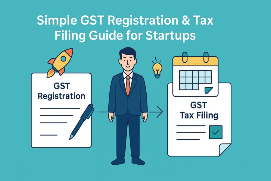 Simple GST Registration Procedure and a Guide to Filing Tax Returns for Start-ups