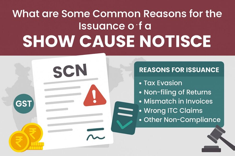 What are Some Common Reasons for the Issuance of a Show Cause Notice