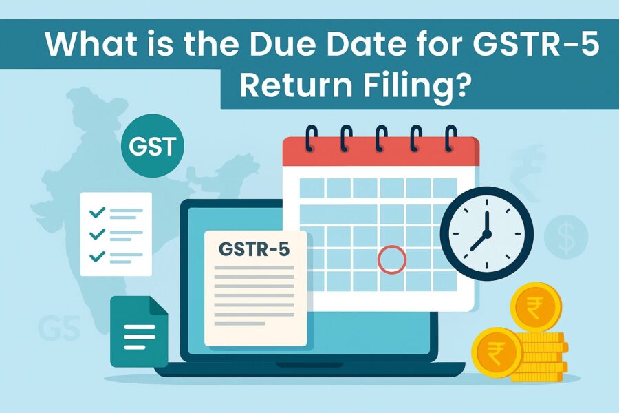 What is the Due Date for GSTR-5 Return Filing