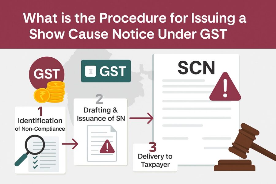 What is the Procedure for Issuing a Show Cause Notice Under GST