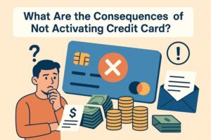 what are the consequences of not activating credit card? 12 consequences of not activating credit card