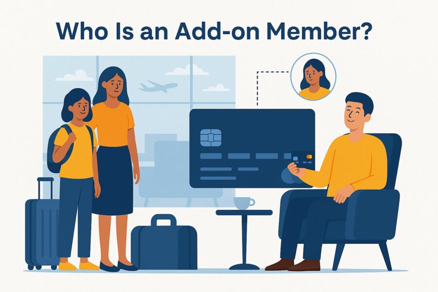 Add-on member can avail credit card access