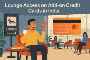 lounge access on add-on credit cards gives benefits