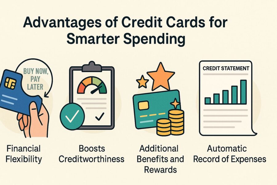 Major advantages of credit cards