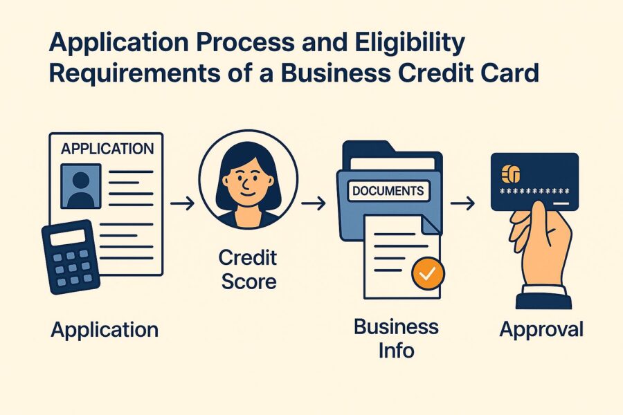 Application process for business credit card