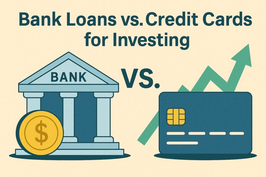 Bank loans vs credit cards for investing