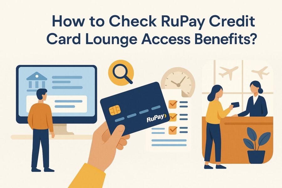 Checking websites and offline locations to avail RuPay credit card lounge access