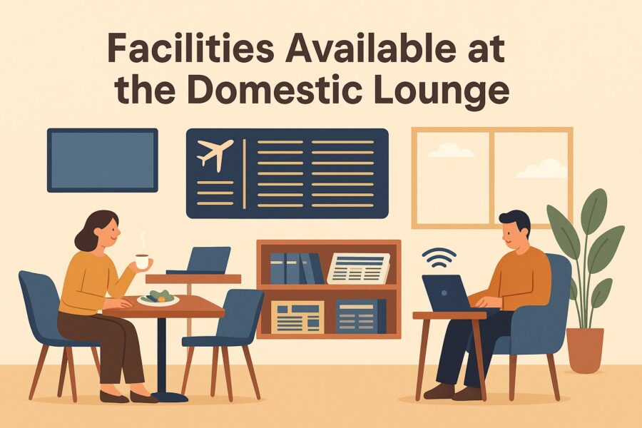Cochin Airport domestic lounge facilities