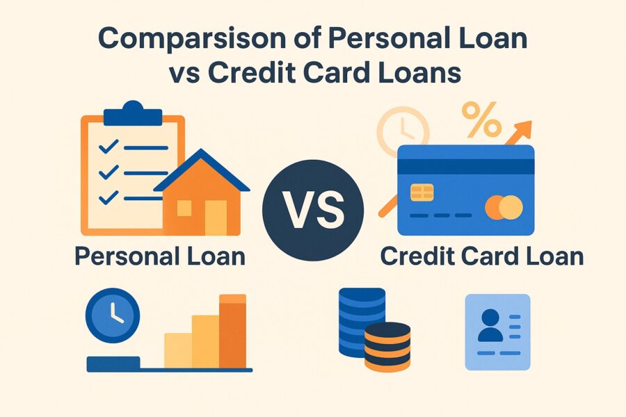 A comparison between personal loan and credit card loan