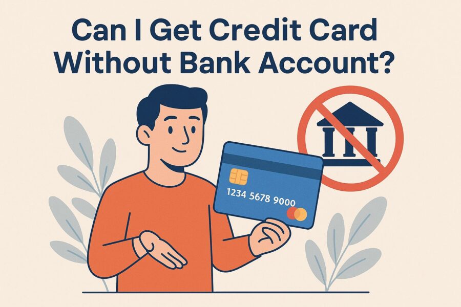 how to get credit card without bank account