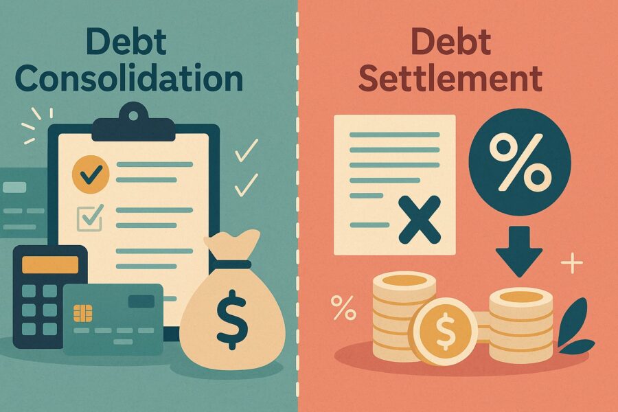 Debt Consolidation vs Debt Settlement