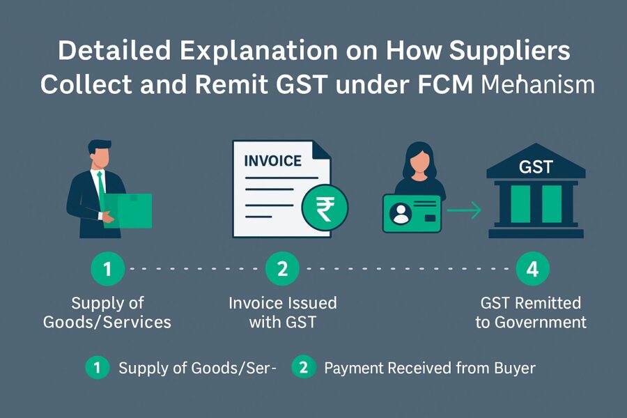 Detailed Explanation on How Suppliers Collect and Remit GST under FCM Mechanism
