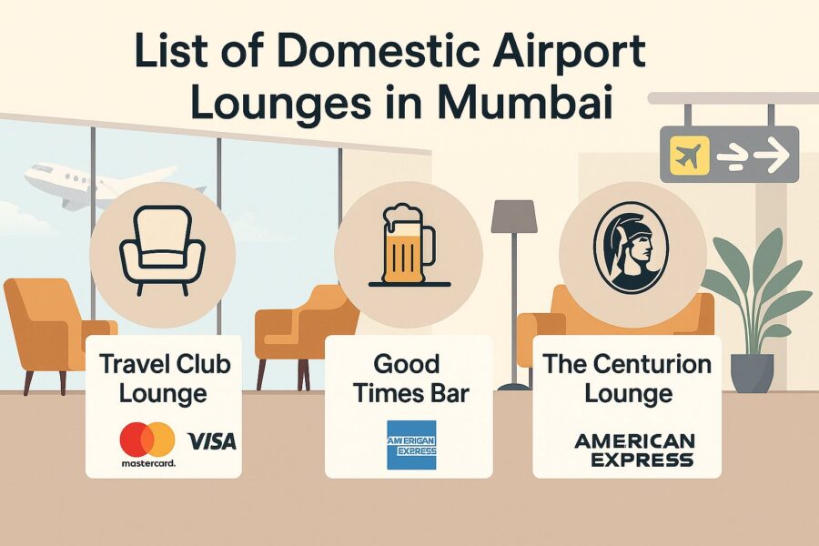 Domestic lounges in Mumbai airport